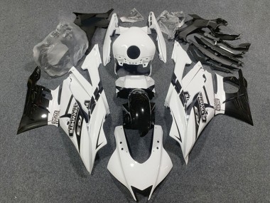 Wholesale 2019-2021 Yamaha YZF R3/R25 Motorcycle Fairings - White Glossy Black