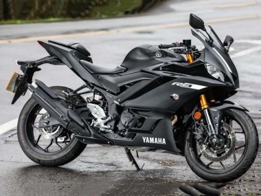 Wholesale 2019-2021 Yamaha YZF R3/R25 Motorcycle Fairings - Matte Black Silver
