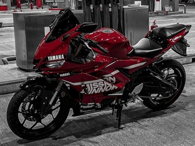 Wholesale 2019-2021 Yamaha YZF R3/R25 Motorcycle Fairings - Dark Red White Silver Black Valsir