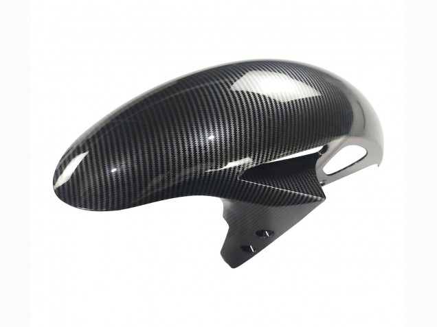 2022-2024 Yamaha YZF R3/R25 Motorcycle Fairings - Black Carbon Fiber Style Silver Blue