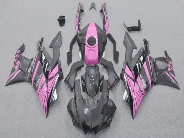 Wholesale 2022-2024 Yamaha YZF R3/R25 Motorcycle Fairings - Pink Black Monster
