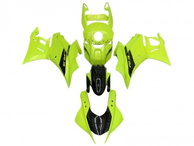 Wholesale 2022-2024 Yamaha YZF R3/R25 Motorcycle Fairings - Neon Green Glossy Black