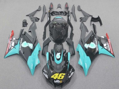 Wholesale 2022-2024 Yamaha YZF R3/R25 Motorcycle Fairings - Light Blue Red Black Petronas 46