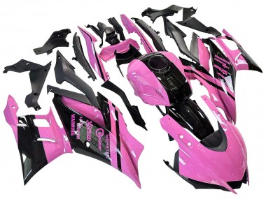 Wholesale 2022-2024 Yamaha YZF R3/R25 Motorcycle Fairings - Pink Glossy Black Monster