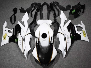 Wholesale 2022-2024 Yamaha YZF R3/R25 Motorcycle Fairings - White Black Green Monster