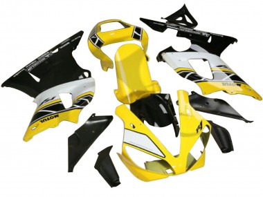 Wholesale 2022-2024 Yamaha YZF R3/R25 Motorcycle Fairings - Yellow White Black Motul