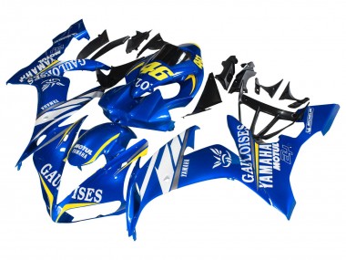 Wholesale 2004-2006 Yamaha YZF 1000 R1 Motorcycle Fairings - Blue White Yellow Motul Gauloises 46