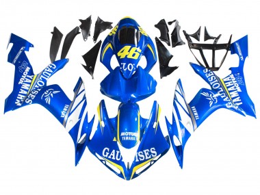 Wholesale 2004-2006 Yamaha YZF 1000 R1 Motorcycle Fairings - Blue White Yellow Motul Gauloises 46