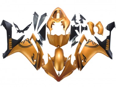 Wholesale 2007-2008 Yamaha YZF 1000 R1 Motorcycle Fairings - Gold Black