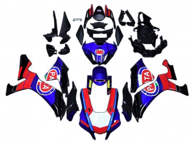 2020-2025 Yamaha YZF 1000 R1 Motorcycle Fairings - Blue Red Yellow Black Pata