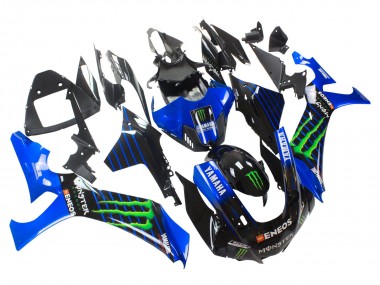 Wholesale 2020-2025 Yamaha YZF 1000 R1 Motorcycle Fairings - Blue Black Green Black ENEOS Monster