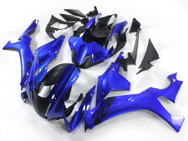 2020-2025 Yamaha YZF 1000 R1 Motorcycle Fairings - Blue Matte Black