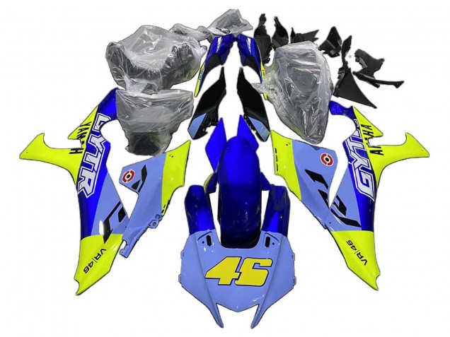 2020-2025 Yamaha YZF 1000 R1 Motorcycle Fairings - Blue Yellow GYTR 46