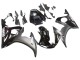 2003-2004 Yamaha YZF R6 Motorcycle Fairings - Glossy Black Matte Black White Decals