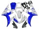 2003-2004 Yamaha YZF R6 Motorcycle Fairings - White Blue GYTR
