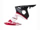 2003-2004 Yamaha YZF R6 Motorcycle Fairings - Red White Matte Black