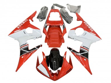 Wholesale 2006-2009 Yamaha YZF R6S Motorcycle Fairings - Red White Black