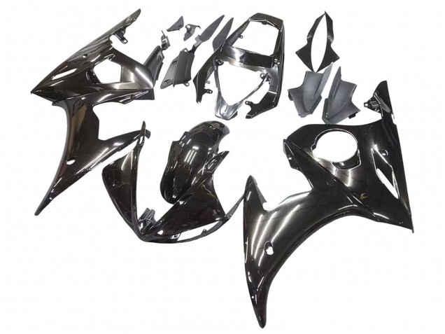 2003-2004 Yamaha YZF R6 Motorcycle Fairings - Glossy Black