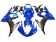 2005 Yamaha YZF 600 R6 Motorcycle Fairings - Blue Matte Black