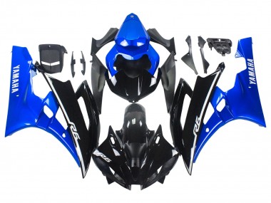Wholesale 2006-2007 Yamaha YZF 600 R6 Motorcycle Fairings - Blue Glossy Black