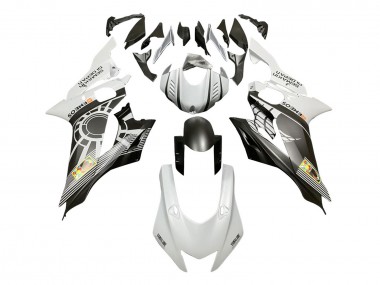 Wholesale 2017-2023 Yamaha YZF 600 R6 Motorcycle Fairings - White Grey Matte Black ENEOS Semakin Didepan