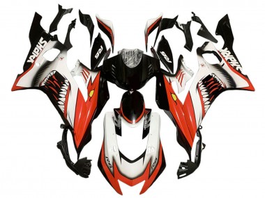 Wholesale 2017-2023 Yamaha YZF 600 R6 Motorcycle Fairings - White Red Black Shark