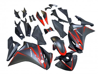 Wholesale 2011-2015 Honda CBR250RR Motorcycle Fairings - Matte Black Red Stripe