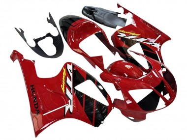 Wholesale 2000-2006 Honda VTR1000 Motorcycle Fairings - Red Black Stripe Racing