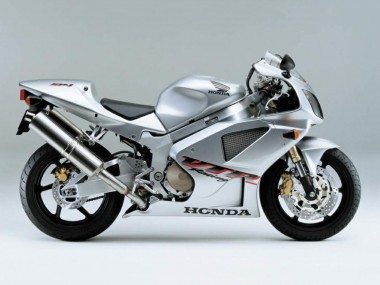 Wholesale 2000-2006 Honda VTR1000 Motorcycle Fairings - Silver White Racing