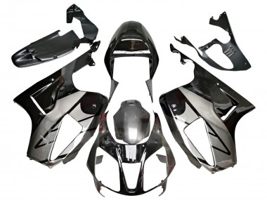 Wholesale 2000-2006 Honda VTR1000 Motorcycle Fairings - Silver Glossy Black