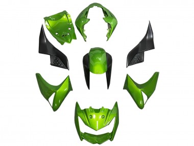 Wholesale 2003-2006 Kawasaki Z1000 Motorcycle Fairing - Green Glossy Black