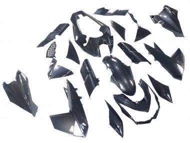 Wholesale 2010-2013 Kawasaki Z1000 Motorcycle Fairings - Black Carbon Fiber