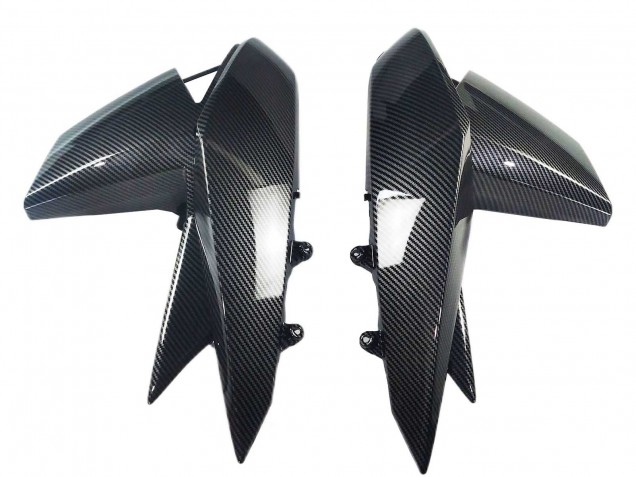 2010-2013 Kawasaki Z1000 Motorcycle Fairings - Black Carbon Fiber