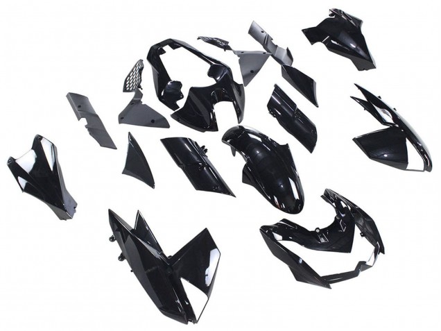 2010-2013 Kawasaki Z1000 Motorcycle Fairings - Glossy Black