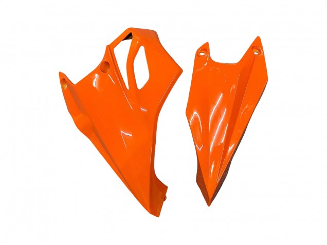 2010-2013 Kawasaki Z1000 Motorcycle Fairings - Orange Glossy Black
