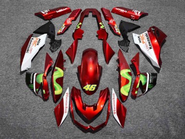 Wholesale 2010-2013 Kawasaki Z1000 Motorcycle Fairings - Red White Green Monster 46