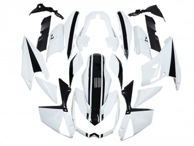 Wholesale 2010-2013 Kawasaki Z1000 Motorcycle Fairings - White Black