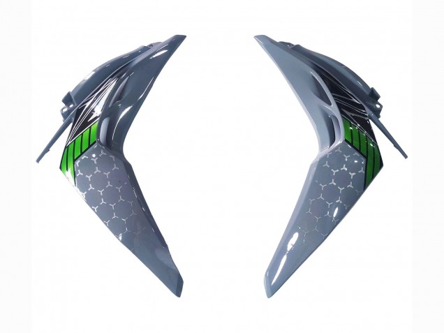 2014-2019 Kawasaki Z1000 Motorcycle Fairings - Black Green Grey