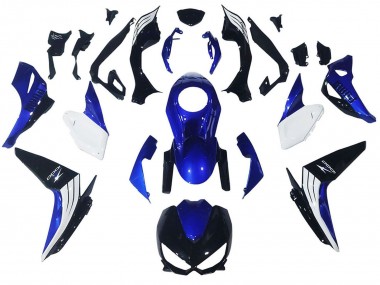 Wholesale 2014-2019 Kawasaki Z1000 Motorcycle Fairings - White Blue Black