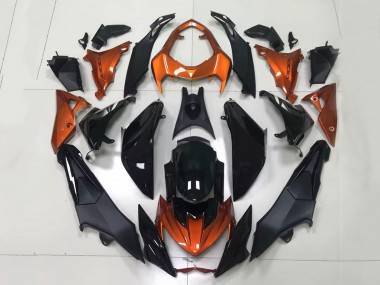 Wholesale 2014-2019 Kawasaki Z1000 Motorcycle Fairings - Orange Glossy Black Matte Black