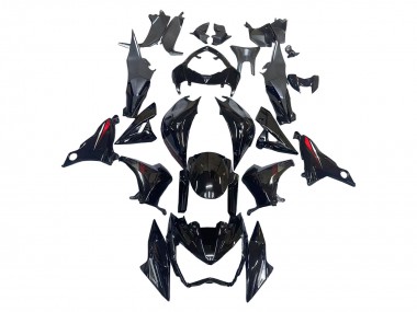 Wholesale 2013-2018 Kawasaki Z800 Motorcycle Fairings - Glossy Black Red
