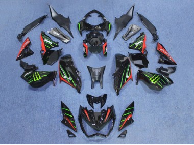 Wholesale 2013-2018 Kawasaki Z800 Motorcycle Fairings - Black Red Green
