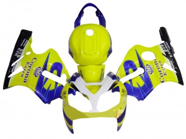 Wholesale 2002-2006 Kawasaki ZX12R Motorcycle Fairings - Yellow White Blue Corona Extra