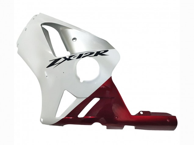 2002-2006 Kawasaki ZX12R Motorcycle Fairings - White Red Black