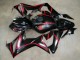 2021-2023 Honda CBR650R Motorcycle Fairings - Glossy Black Red Stripe