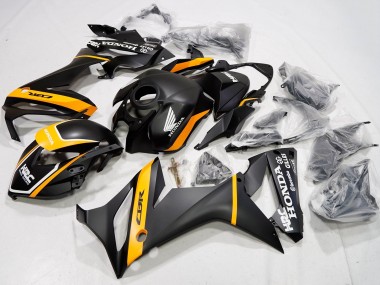 Wholesale 2021-2023 Honda CBR650R Motorcycle Fairings - Matte Black Yellow HRC