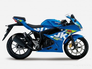 Wholesale 2017-2025 Suzuki GSXR125 Motorcycle Fairings - Blue Yellow Ecstar