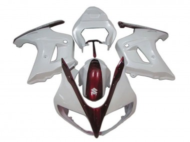 Wholesale 2003-2013 Suzuki SV650 Motorcycle Fairings - White Candy Red