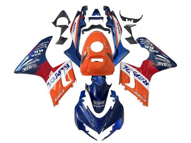 2002-2006 Honda CBR125R Motorcycle Fairings - Orange White Red Blue Repsol