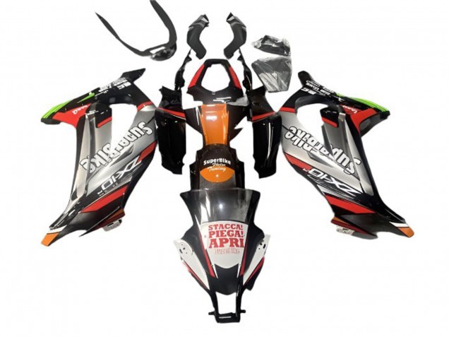 2016-2020 Kawasaki ZX10R Motorcycle Fairings - Silver Black Red Orange Superbike